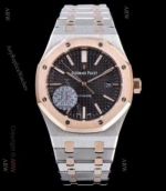 JF Replica Audemars Piguet Royal Oak 3120 Movement Watch Two Tone Rose Gold Case_th.jpg